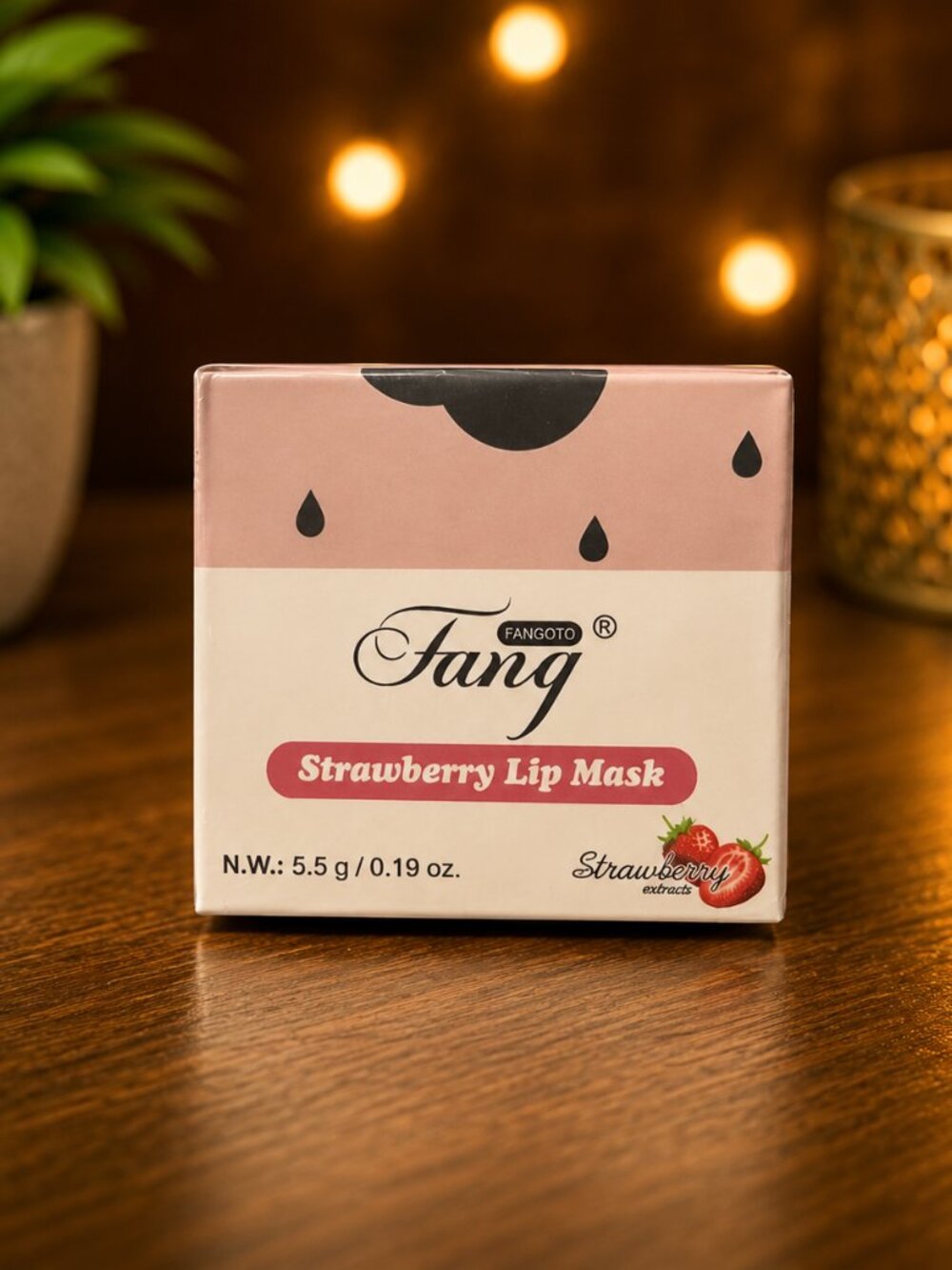 FANG Strawberry Lip Mask NWT | Soft Pink Overnight Lip Treatment